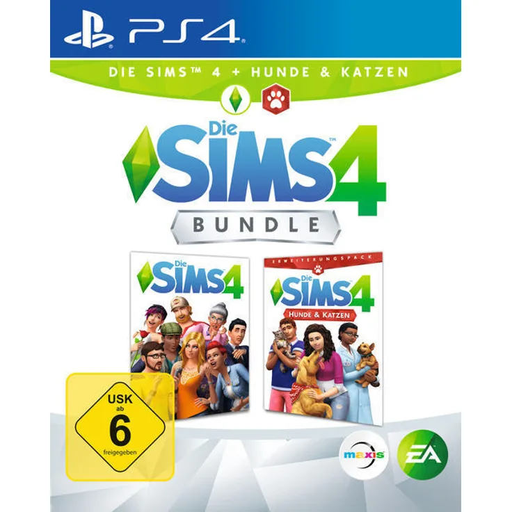 Die Sims 4 Bundle: Die Sims 4 + Hunde & Katzen (PS4)