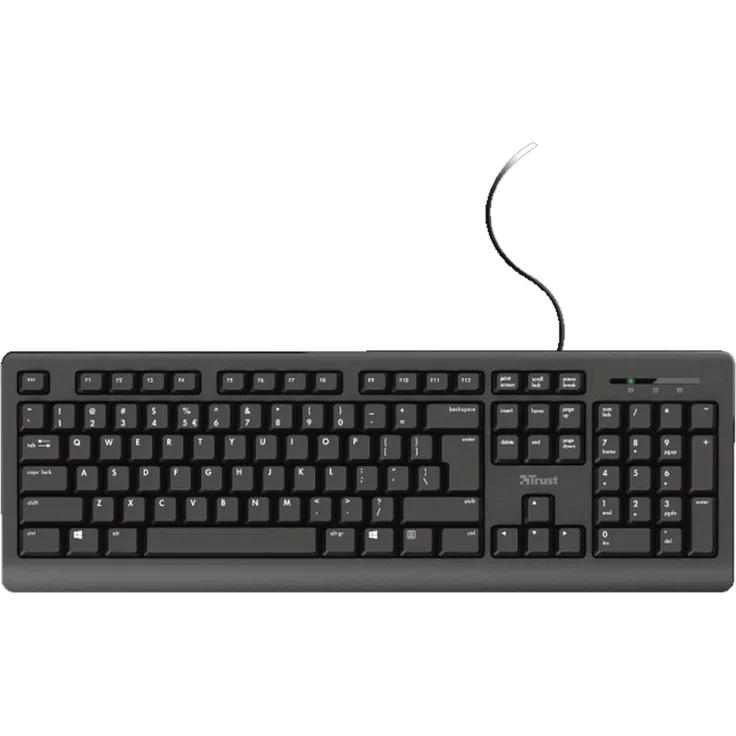 Trust PRIMO KEYBOARD DE Schwarz (17630140103) Deutsches Tastaturlayout QWERTZ