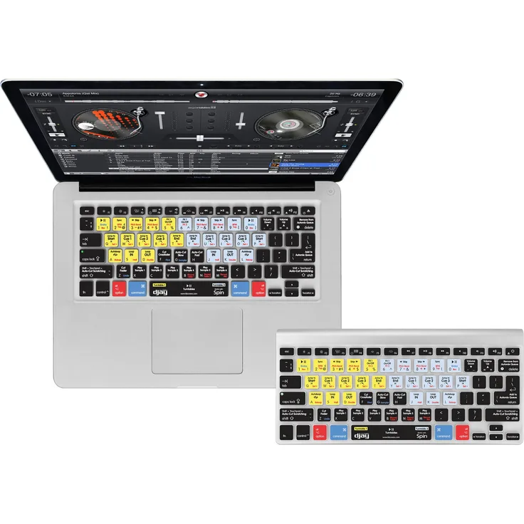 djay V4 QWERTY Tastatur Abdeckung für MacBook, Air & Pro