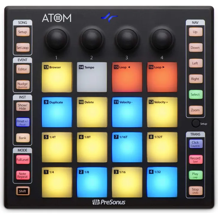 PreSonus ATOM Production and Performance Pad Controller with Studio One Artist Software