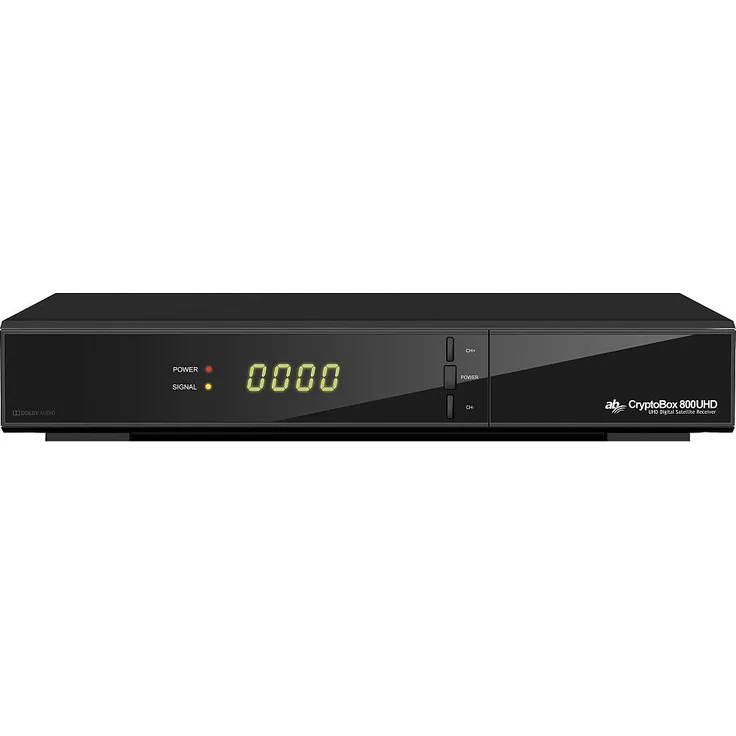 AB-COM CryptoBox 800UHD 4K Receiver DVB-S2 Tuner schwarz