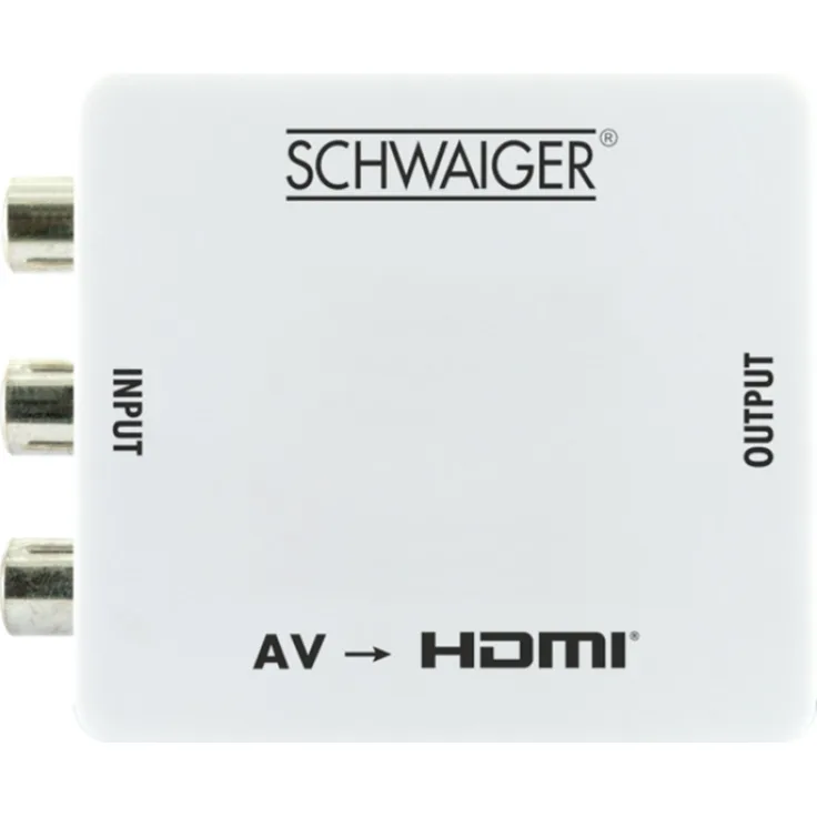 Schwaiger HDMRCA01513 AV Auf HDMI Konverter Weiß (11190007675)