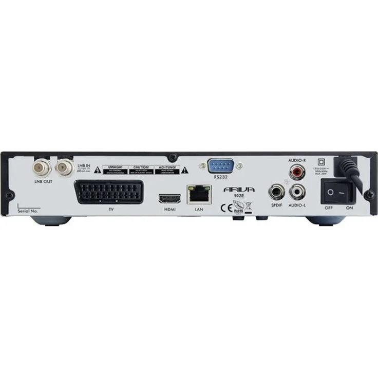 Ferguson Ariva 102 Kabel-Receiver, DVB-C, HDMI, EPG, WLAN, schwarz – Bild 4