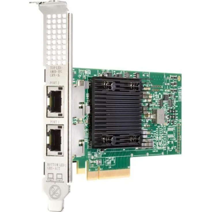 Hewlett Packard Enterprise Ethernet 10Gb 2-Port 535T Adapter 10000 Mbit-s Eingebaut - Netzwerkkarten (Eingebaut, Verkabelt, PCI Express, Ethernet, 10000 Mbit-s)