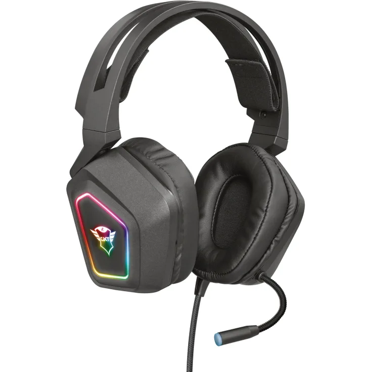 Trust GXT 450 Blizz 7.1 USB Gaming Headset (7.1 Virtual Surround Sound, für PC und Laptop, LED-Beleuchtung)
