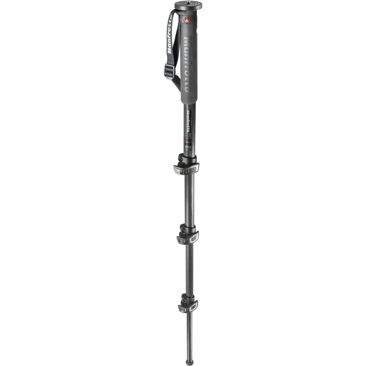Manfrotto MPMXPROC4US 1/4, 3/8Zoll Carbonfaser Schwarz Kamera-Einbeinstativ - Kamera-Einbeinstative (Carbonfaser, 1/4, 3/8, Schwarz, 7 kg, 52 cm, 164,5 cm)