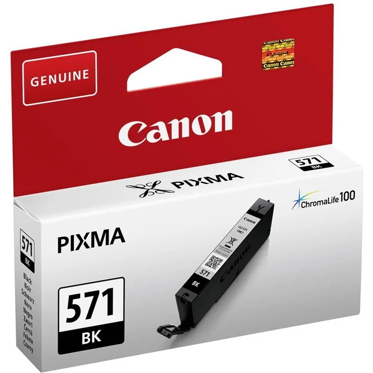 Canon CLI-571 original Tintenpatrone (für Pixma Inkjet Drucker) schwarz – Bild 1