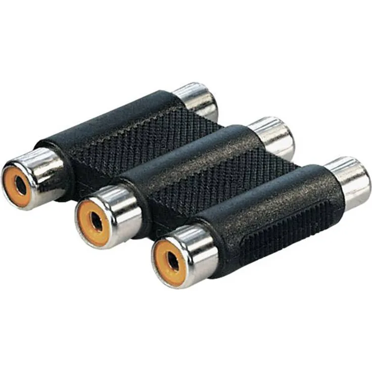 Adapter 3x Cinchkupplung Kunsstoff