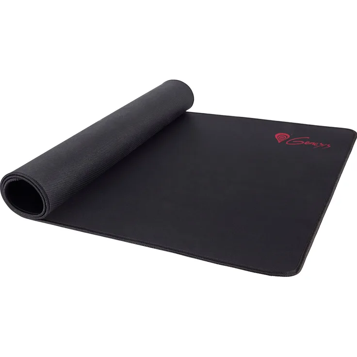 Natec Genesis M12 Maxi Schwarz Spiel- - Mauspads (Schwarz, Einfarbig, Spiel-Mauspads)