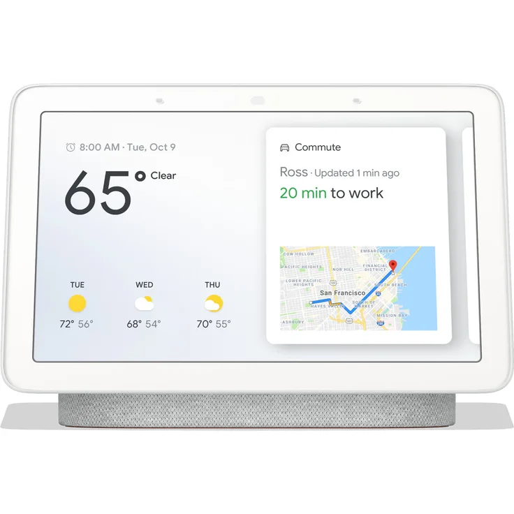 Google Nest Hub Sprachassistent Kreide