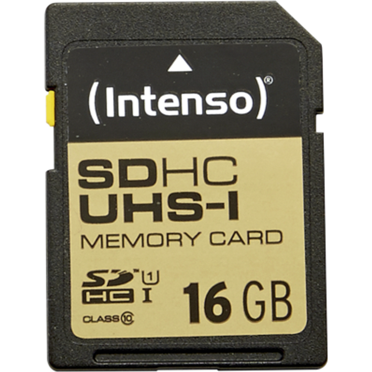Intenso SDHC UHS-I 16GB Class 10 Speicherkarte blau – Bild 1