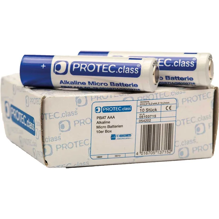 PROTEC.CLASS PBAT AAA AAA Micro Batterien 10er Box (PBAT AAA-1)