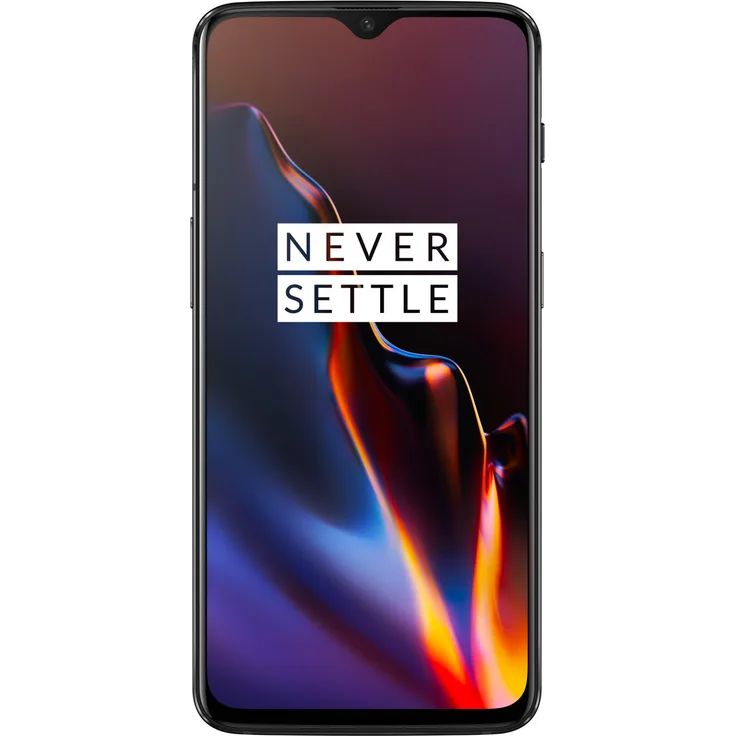 OnePlus 6T Smartphone 16,3cm (6,4 Zoll) AMOLED-Display, 128GB interner Speicher, 8GB RAM, Dual-SIM, Oxygen OS, Mirror Black