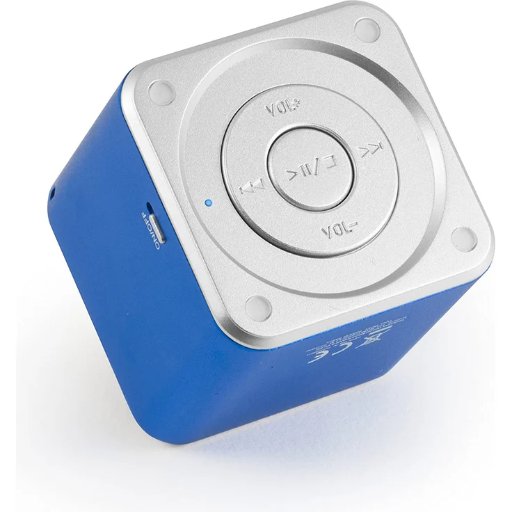 Technaxx MusicMan mini Wireless Soundstation BT-X2 Bluetooth-Lautsprecher mit Kartenleser, blau – Bild 2