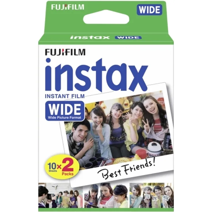 Fujifilm 16026642 Instax Wide Film Twin Pack (Multi)