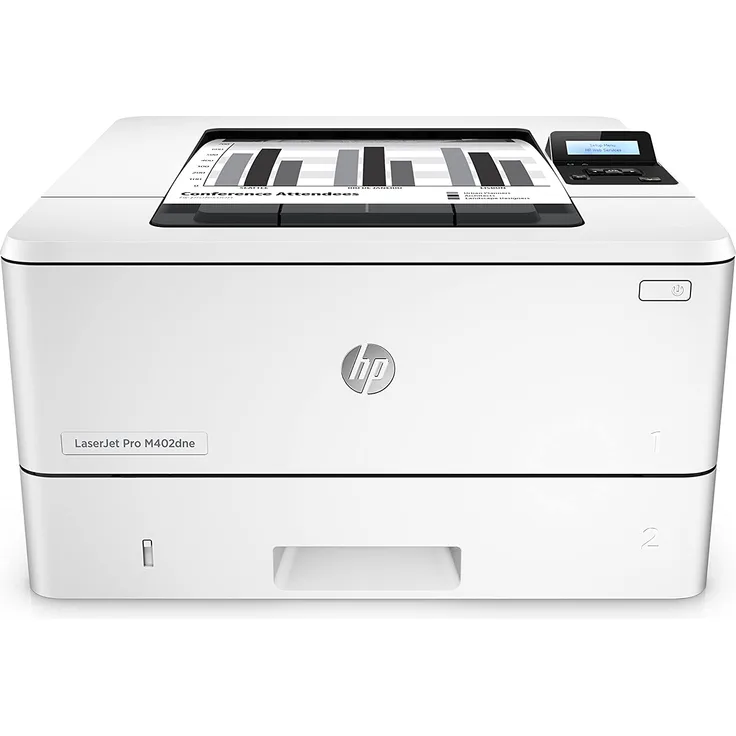 HP LaserJet Pro M402dne - Laserdrucker, Mono, Auflösung: 1200 x 1200 dpi, Druckgeschwindigkeit (S/W): 38 S/min, Papierzufuhr: 350 Blatt (C5J91A)