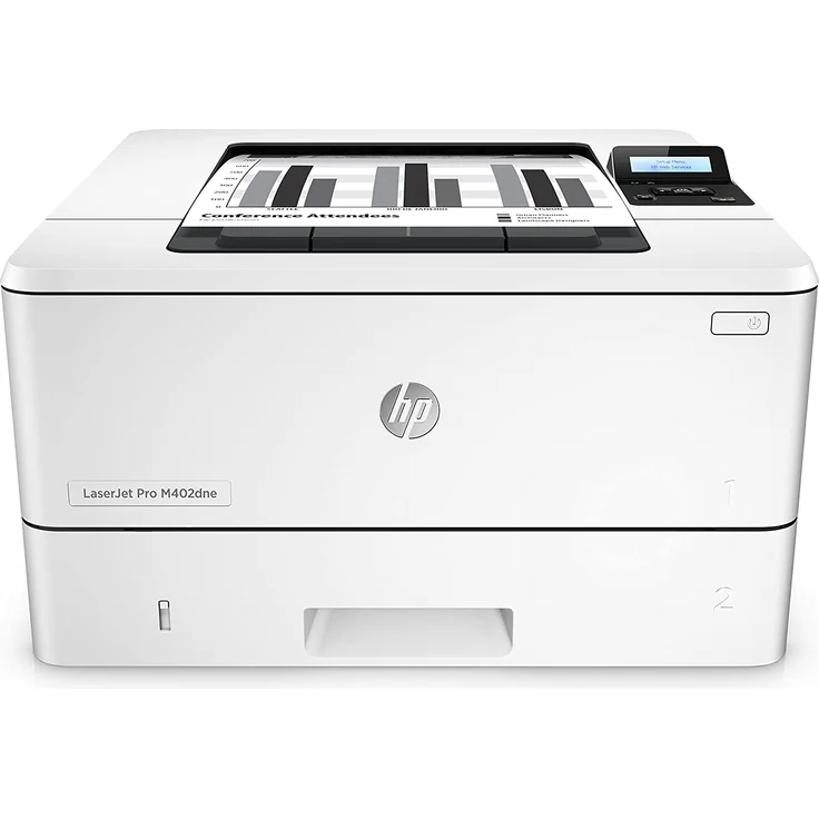 HP LaserJet Pro M402dne - Laserdrucker, Mono, Auflösung: 1200 x 1200 dpi, Druckgeschwindigkeit (S/W): 38 S/min, Papierzufuhr: 350 Blatt (C5J91A) – Bild 1