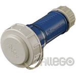 Mennekes Schuko-Kupplung 16A,2p+E,230V,bl DWD 10833