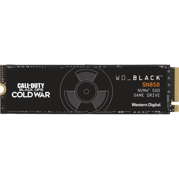 WD Black SN850 NVMe SSD WDBB2F0010BNC - Call of Duty: Black Ops Cold War Special Edition - Solid-State-Disk - 1 TB - intern - M.2 2280 - PCI Express 4.0 x4 (NVMe) – Bild 1