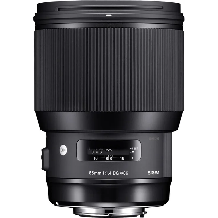 Sigma 85mm F1,4 DG HSM Art Objektiv (86mm Filtergewinde) für Nikon Objektivbajonett