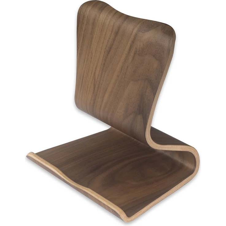 4smarts 469120 Basic Wood Stand für Tablet dunkel