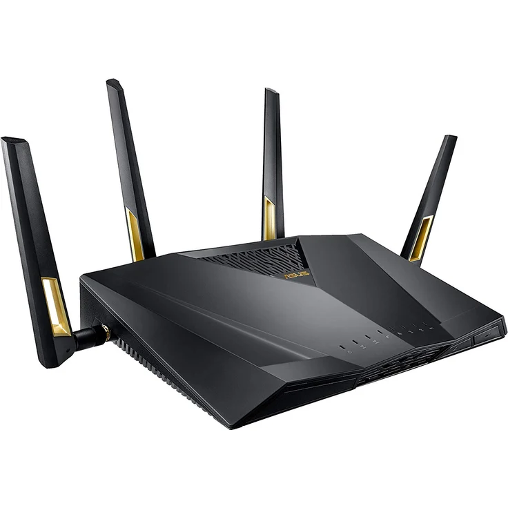 Asus RT-AX88U Gaming Router (Ai Mesh WLAN System, WiFi 6 AX6000, Gaming Engine, 8x Gigabit LAN Link Aggregation, 1.8 GHz QC CPU, AiProtection, USB 3.0) (Router bis zu 220 m²) – Bild 3