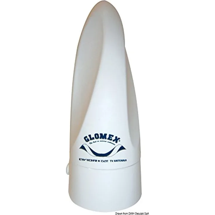 Nordwest-Funk VT300 GLOMEX TV-Antenne für DVB-T-DVB-T2 weiß