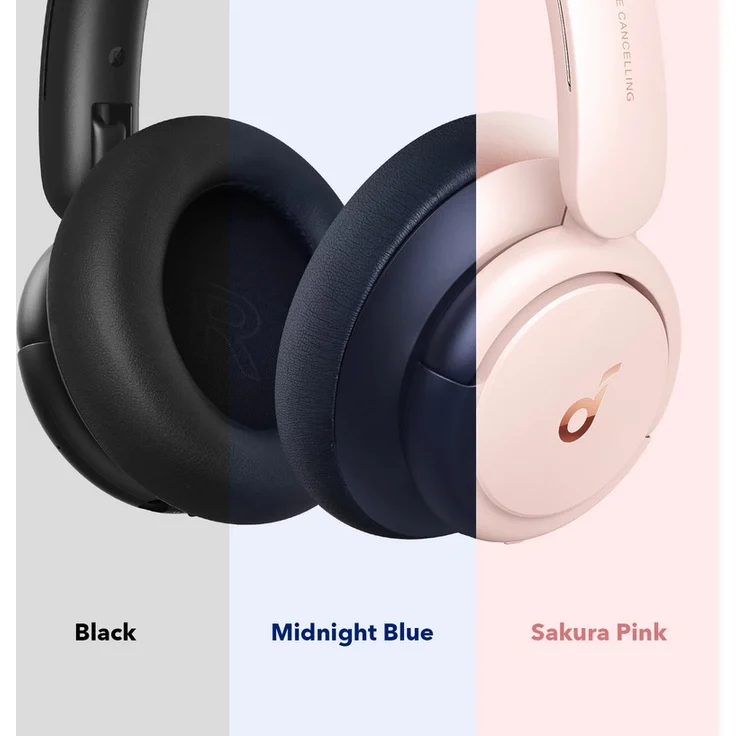 Anker Soundcore Life Q30, Sakura rosa Over-Ear-Kopfhörer mit Bluetooth, Mikrofon, Noise Cancelling, rosa – Bild 7