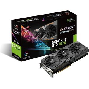 Bild für Asus ROG Strix GeForce GTX 1070 OC STRIX-GTX1070-O8G-Gaming 8GB GDDR5 (90YV09N0-M0NA00)