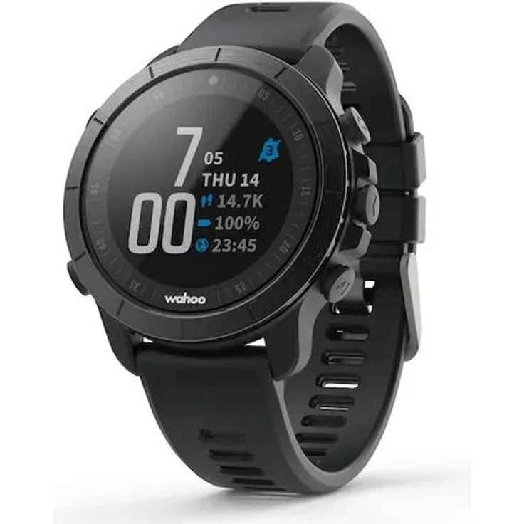 Wahoo Fitness Elemnt Rival Multisportuhr GPS, Unisex, 46,5mm, Silikonarmband, Schwarz – Bild 2