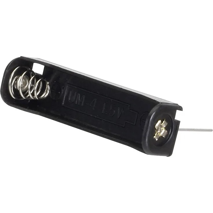 TRU COMPONENTS BH-411-3P Batteriehalter 1x Micro (AAA) Kontaktpole