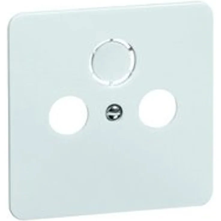 PEHA D 80.610.02 TV Frontplatte | 3 x Total Number of Socket(s) | Weiß
