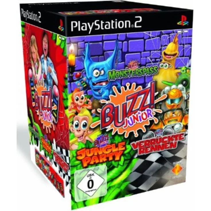 BUZZ! Triple Pack Junior inkl. Buzzer (PS2)