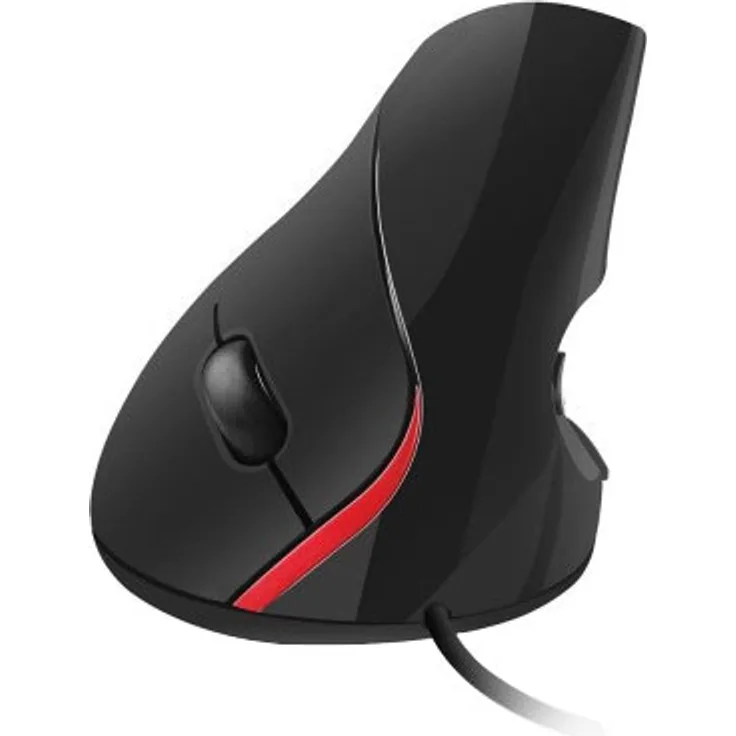 EWENT EW3156 Maus Ergonomisches, Griff senkrecht, USB, Optischer Sensor mit 1000Dpi