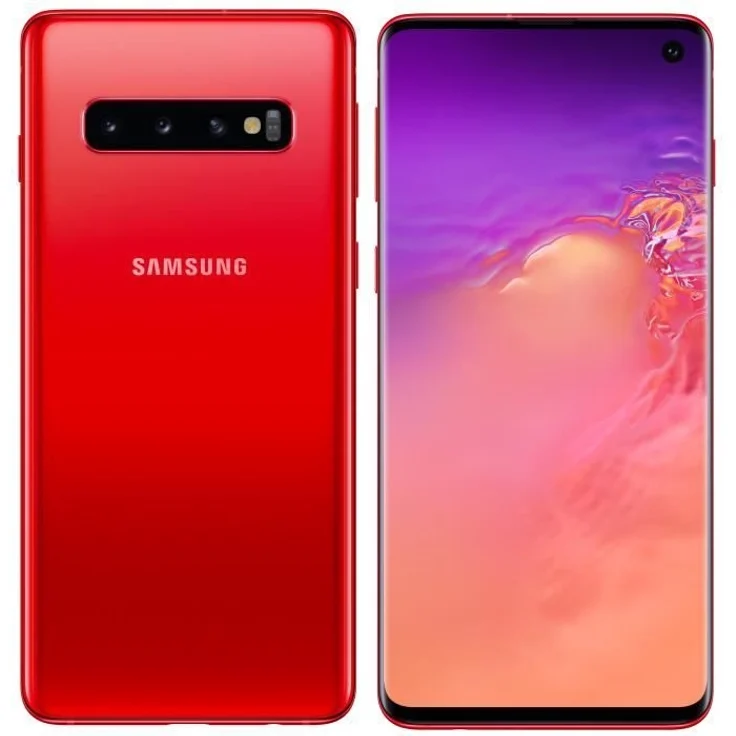 Samsung Galaxy S10 Smartphone 15,49cm Pixel (6,1 Zoll) AMOLED-Display, 128GB interner Speicher, 8GB RAM, Dual-SIM, Android, Cardinal Red – Bild 2