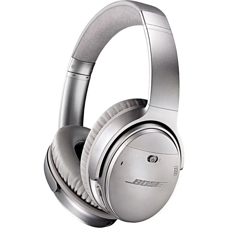 Bose QuietComfort 35 silber Over-Ear Kopfhörer mit Bluetooth und Noise-Cancelling – Bild 1