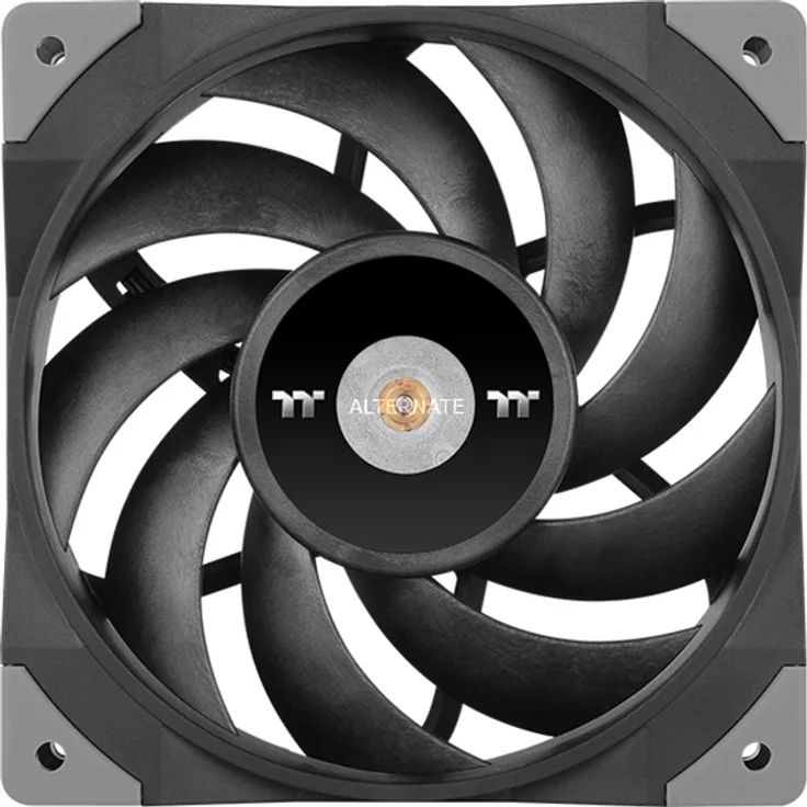 Thermaltake Toughfan 12 PWM 120x120x25mm Gehäuselüfter, schwarz, Radiator Fan - Preisvergleich