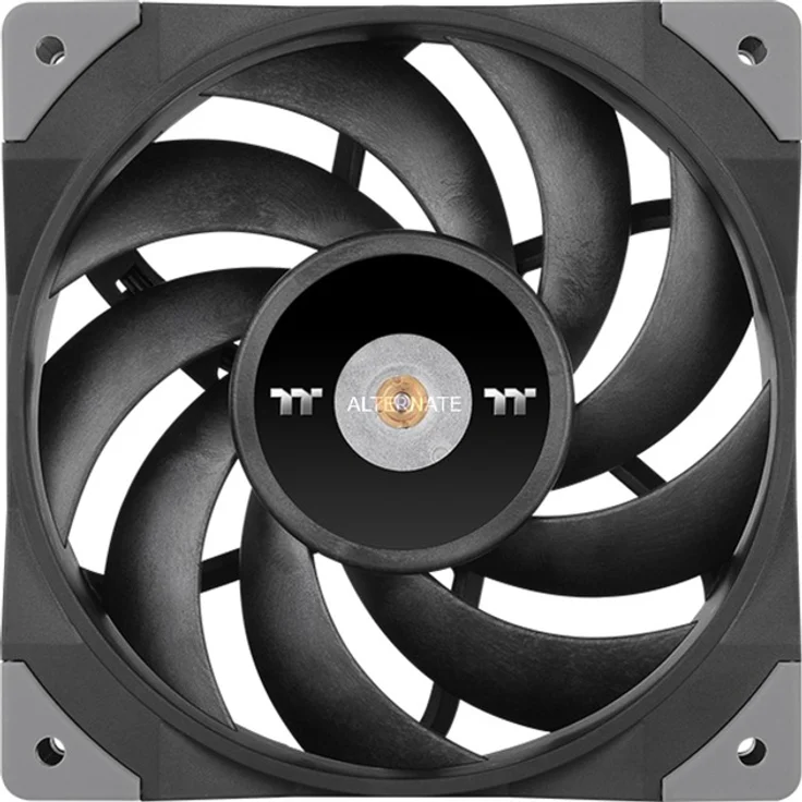 Thermaltake Toughfan 12 PWM 120x120x25mm Gehäuselüfter, schwarz, Radiator Fan - Preisvergleich – Bild 1
