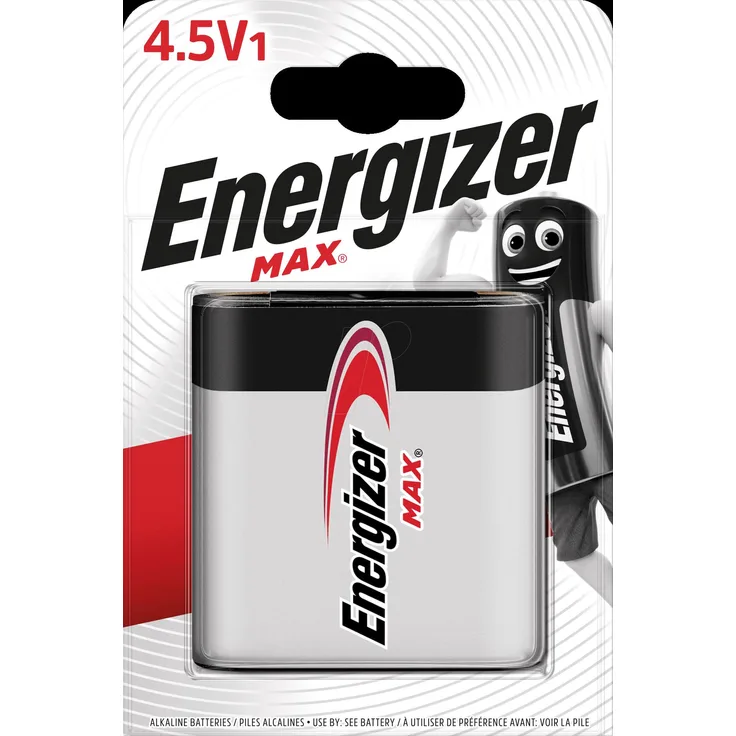 ENERGIZER EN MAX 4.5V1 - MAX, Alkaline-Batterie, 4,5V, 1er-Pack (E301530300)