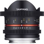 SAMYANG 14008T3.1SE T3.1 Cine UMC FISH-EYE II Objektiv für Anschluss Sony E-Mount (8mm)