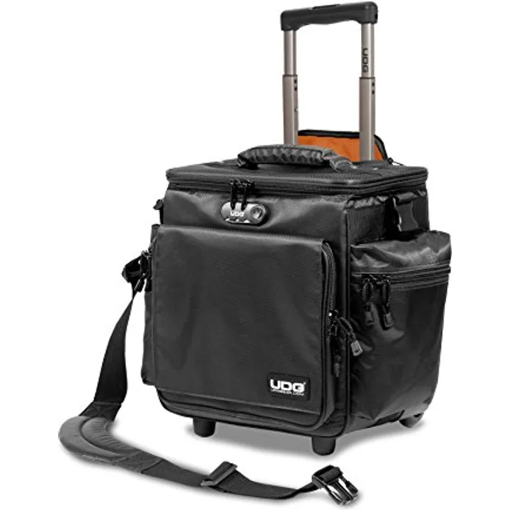 UDG Ultimate SlingBag Trolley DeLuxe Schwarz, Orange im Inneren MK2 (Ohne CD Wallet) U9981BLOR