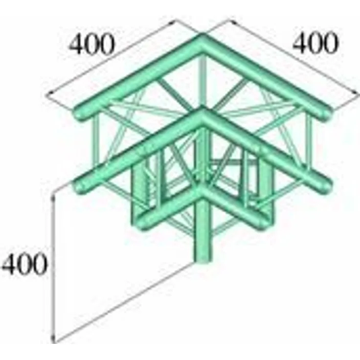 Alutruss Decolock DQ4-PAL30 3-Weg Ecke 90Â°