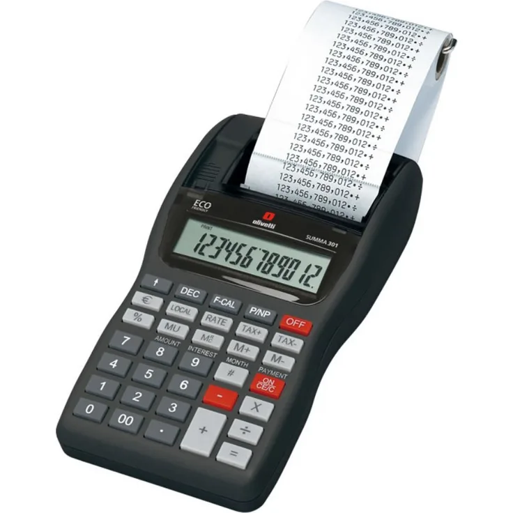 Olivetti Summa 301 Tischrechner Standverkorker