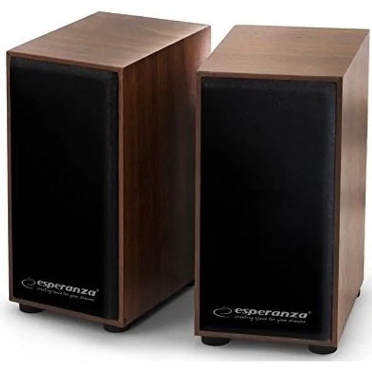 Esperanza EP122 Stereo Lauchtsprecher 2.0 Folk Braun