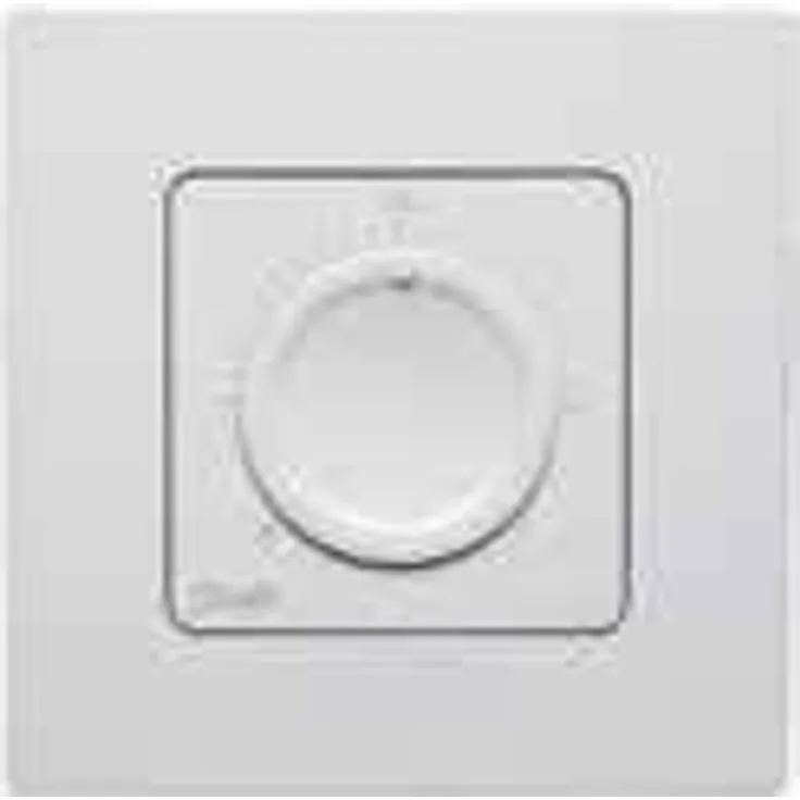 Devi 088U1080 Danfoss Icon, Funk Raumthermostat mit Einstellrad, Aufputz, weiß