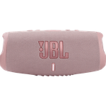 JBL Charge 5 Bluetooth-Lautsprecher mit 20 Stunden Akkulaufzeit, Powerbank, PartyBoost, wasserfest rosa