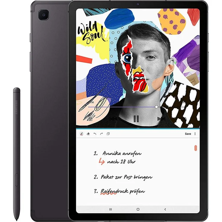 Samsung Galaxy Tab S6 Lite inkl. Stylus Full-HD-Auflösung 10,4 Zoll, LTE-Tablet, Octa-Core, 4 GB RAM, 64 GB Speicher, Android, Oxford Gray (SM-P615NZAADBT) – Bild 1