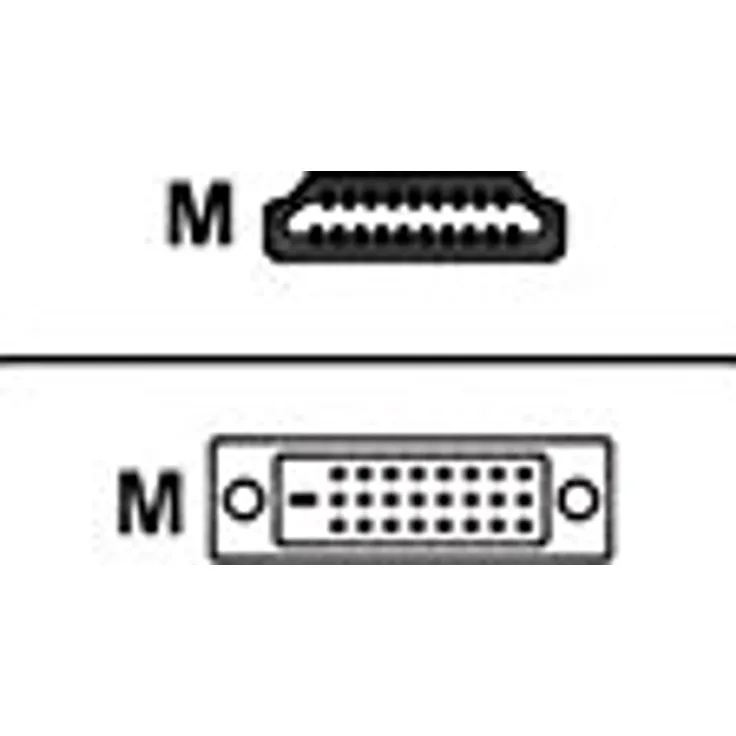 Sharkoon 1 m, HDMI-DVI-D 1 M HDMI DVI-D schwarz