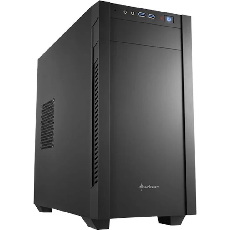 Sharkoon S1000 micro ATX Gehäuse, schwarz – Bild 6
