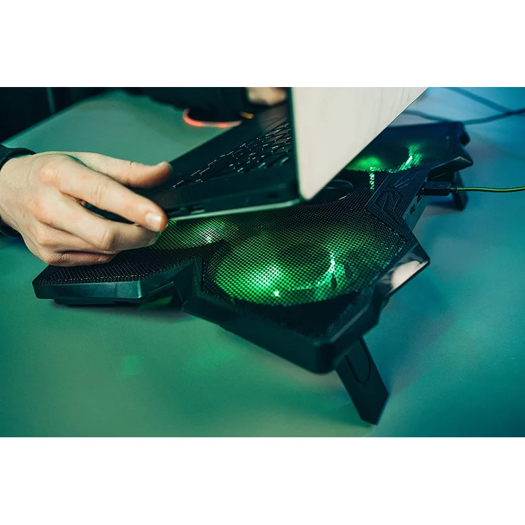 SureFire Bora Gaming Laptop Cooling Pad (12 - 17 Zoll) Lüfter bis 1200 U/min – Bild 4